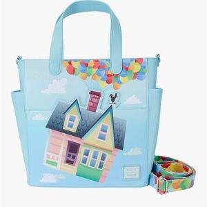 Up Balloon House Convertible Backpack & Tote Crossbody Bag NWT LOUNGEFLY